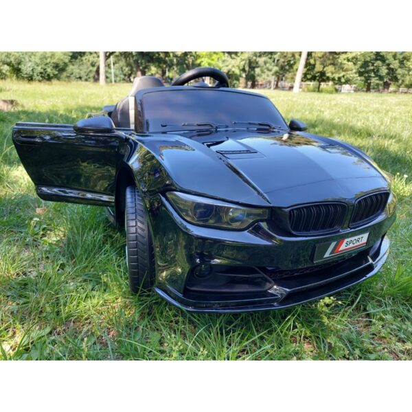Акумулаторна кола тип BMW M3 с меки гуми и кожена седалка 12V