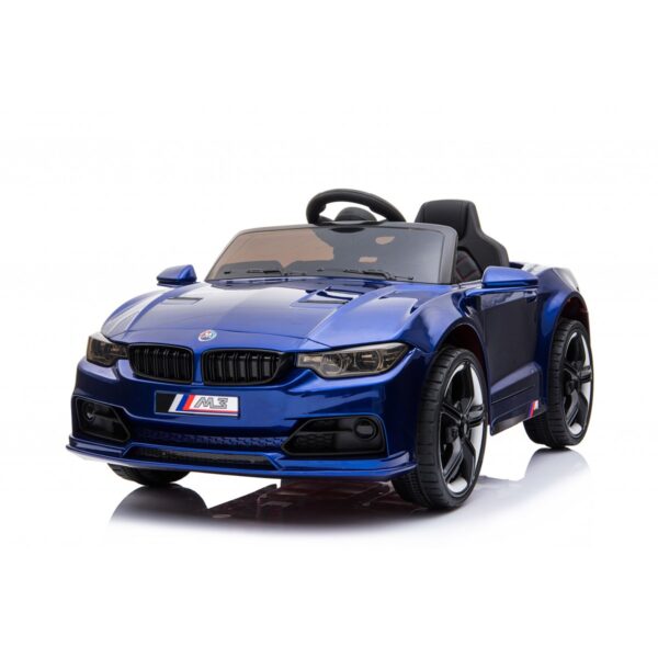 Акумулаторна кола тип BMW M3 с меки гуми и кожена седалка 12V