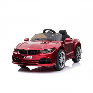 Акумулаторна кола тип BMW M3 с меки гуми и кожена седалка 12V