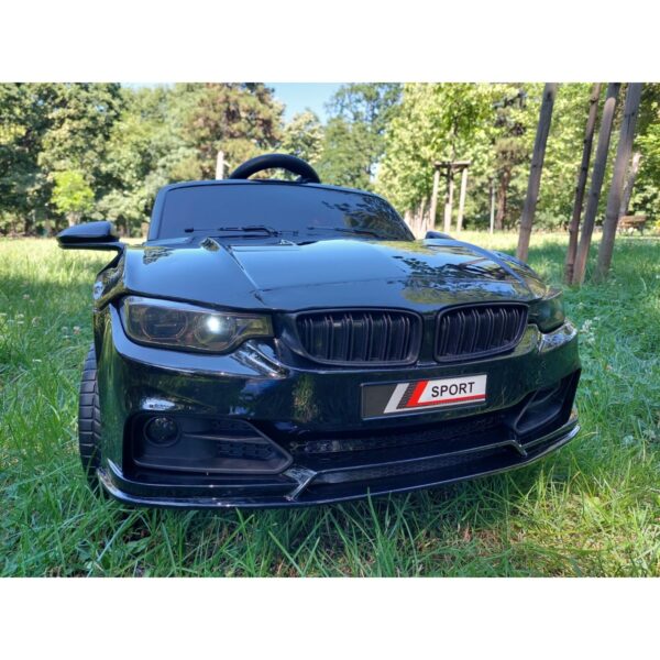 Акумулаторна кола тип BMW M3 с меки гуми и кожена седалка 12V