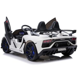 Акумулаторна двуместна кола Lamborghini Aventador SVJ 24V