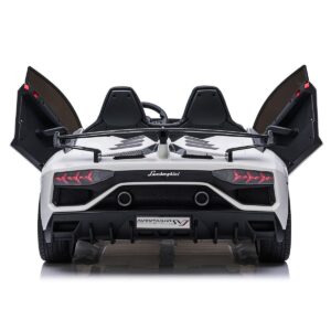Акумулаторна двуместна кола Lamborghini Aventador SVJ 24V