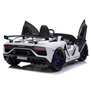 Акумулаторна двуместна кола Lamborghini Aventador SVJ 24V