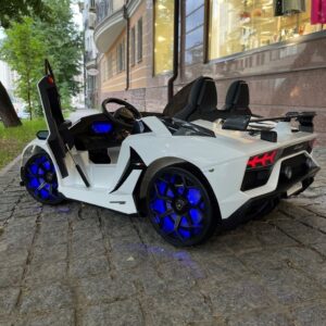 Акумулаторна двуместна кола Lamborghini Aventador SVJ 24V