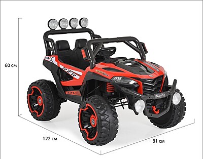 Акумулаторен джип Jakarta BLK-819 червен