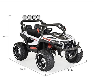Акумулаторен джип Jakarta BLK-819 бял