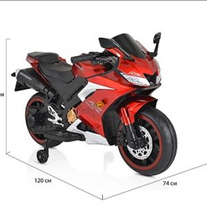 Акумулаторен мотор Motocross червен