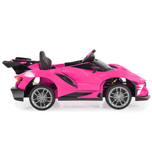 Акумулаторна кола Flash KD-1668 розов металик