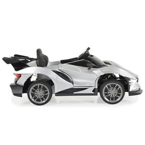 Акумулаторна кола Flash KD-1668 бял металик