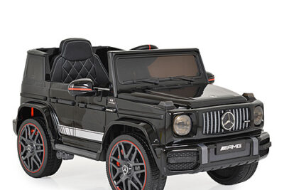 Акумулаторен джип Mercedes G63 черен металик 0002