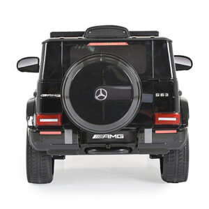 Акумулаторен джип Mercedes G63 черен металик 0002