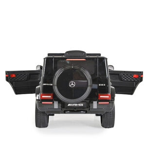 Акумулаторен джип Mercedes G63 черен металик 0002