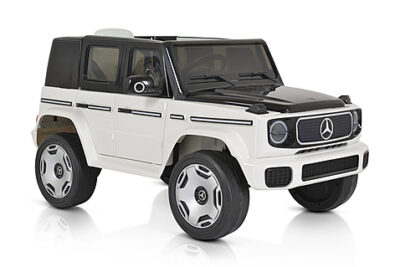 Акумулаторен джип Mercedes-Benz EQG бял