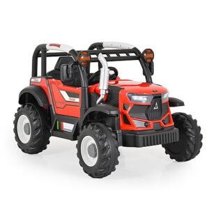 Акумулаторен трактор HARVEST HSD-6602 червен