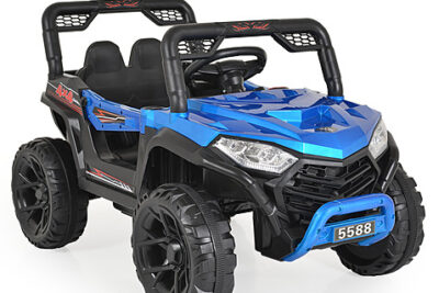 Акумулаторен джип 5588 Fast utv син металик