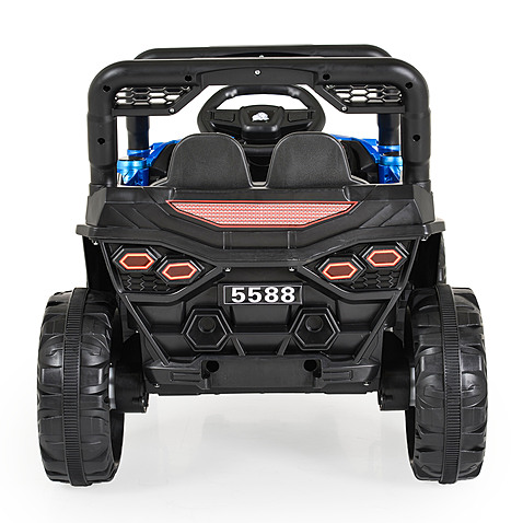 Акумулаторен джип 5588 Fast utv син металик