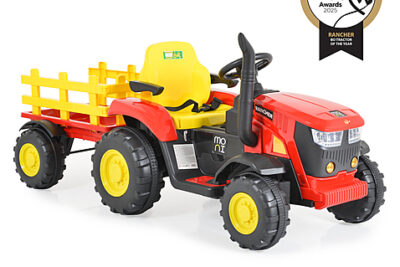 Акумулаторен трактор Rancher червен