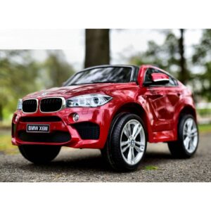 Акумулаторен джип BMW X6M Червена
