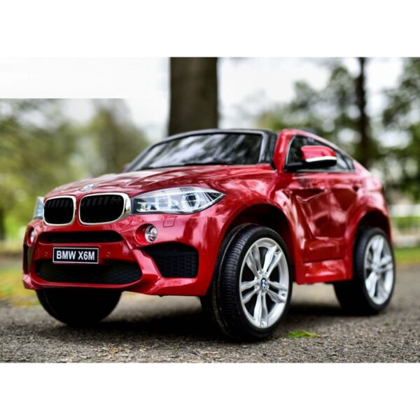 Акумулаторен джип BMW X6M Червена