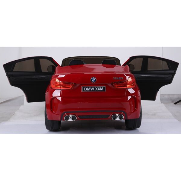 Акумулаторен джип BMW X6M Червена