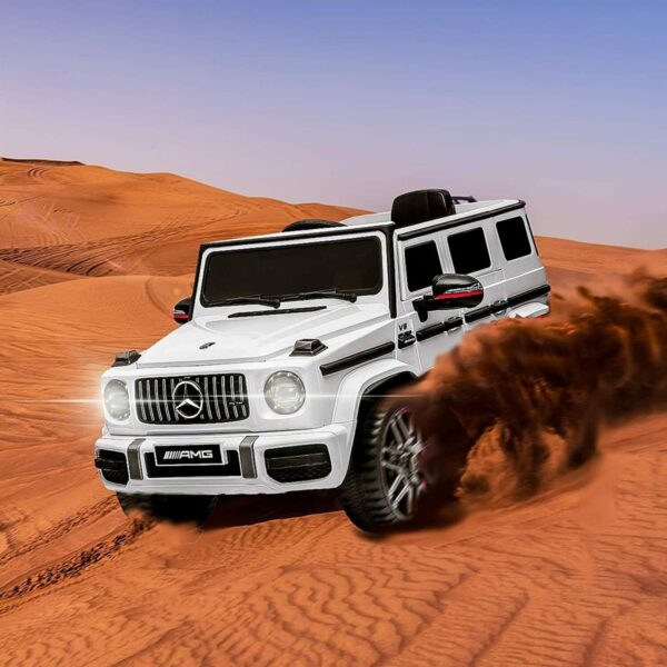 Акумулаторен джип Mercedes Benz G63 Бял