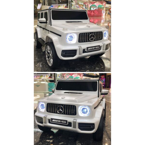 Акумулаторен джип Mercedes Benz G63 Бял