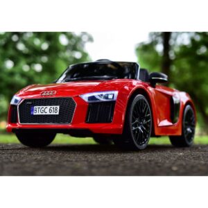 Акумулаторна кола Audi R8 Spyder Червен