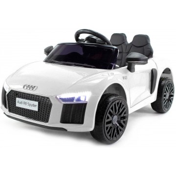 Акумулаторна кола Audi R8 Spyder Бяла