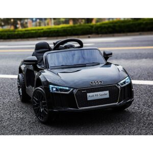 Акумулаторна кола Audi R8 Spyder Черен