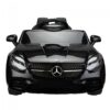 Акумулаторна кола Mercedes SLC300 с меки гуми и кожена седалка 12V Черна