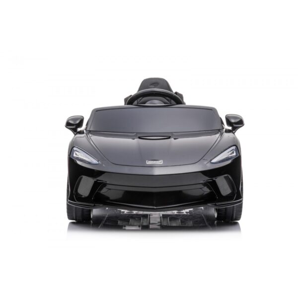 Акумулаторна кола Mclaren GT с меки гуми и кожена седалка 12V - Черен