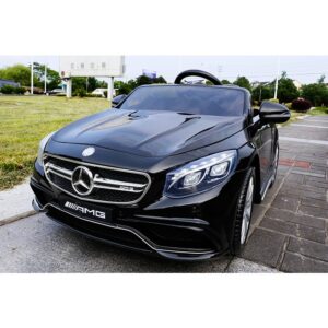 Акумулаторна кола Mercedes S63 AMG 12V WiFi Черна
