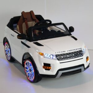 Акумулаторен джип тип Range Rover 12V WiFi Бяла