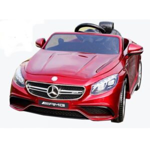 Акумулаторна кола Mercedes S63 AMG 12V WiFi Червена
