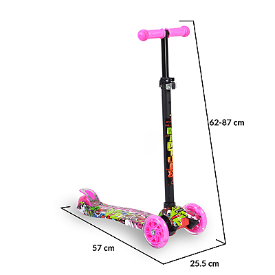 Тротинетка Rapture розова
