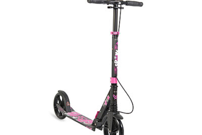 Тротинетка с черно и розово