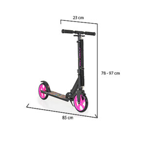 Тротинетка Flurry розова
