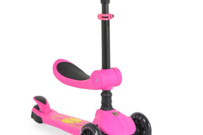 Тротинетка Lamborghini 2в1 розова