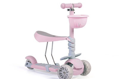 Тротинетка със седалка за момиче