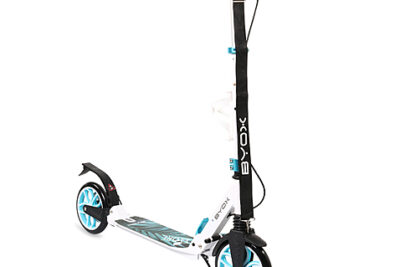 Тротинетка сгъваема с дискова спирачка и амортисьор.