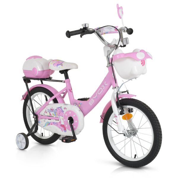 Детски велосипед 1602 16" girl розов