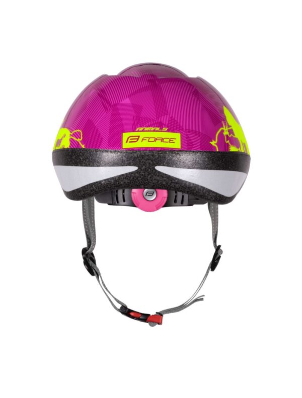 Каска детска FORCE FUN Animal розова размер S