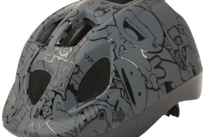 Каска детска HEADGY SMIL XS 46 - 53 тъмно сиво/черно