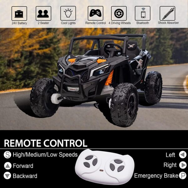 Акумулаторен джип Aokoy 4x4 UTV двуместен