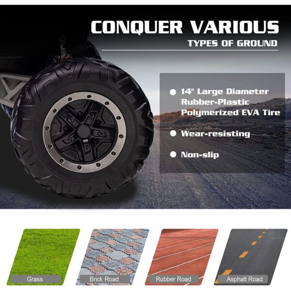 Акумулаторен джип Aokoy 4x4 UTV двуместен
