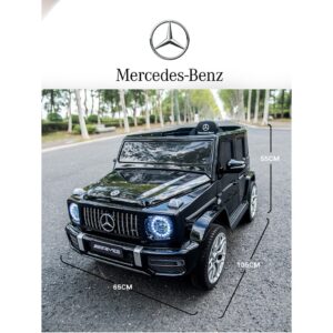 Акумулаторен джип Mercedes Benz G63 с меки гуми и кожена седалка