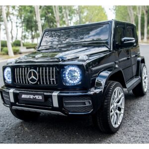 Акумулаторен джип Mercedes Benz G63 с меки гуми и кожена седалка