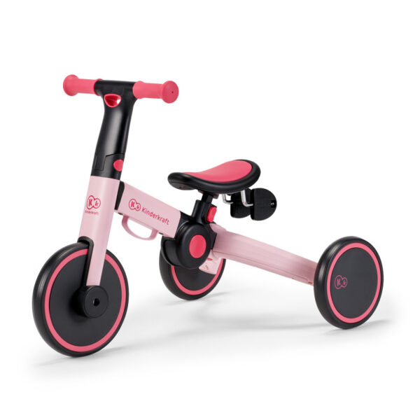 trikolka-kinderkraft-4trike-3v1-sunflower-blue (4) Триколка Kinderkraft 4trike 3в1, Pink
