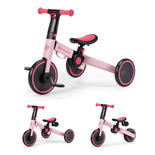 trikolka-kinderkraft-4trike-3v1-sunflower-blue Триколка Kinderkraft 4trike 3в1, Pink