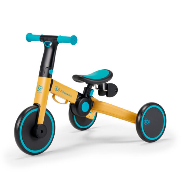 trikolka-kinderkraft-4trike-3v1-yellow (4) Триколка Kinderkraft 4trike 3в1, Yellow